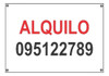 Cartel Se Vende Se Alquila  60 X 120 Con Ojales 0 Cartel Se Vende Se Alquila  60 X 120 Con Ojales 0