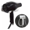 Suporte Porta Secador Cabelo E Cabo Fixa Na Parede Com Furos 2