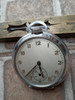 Antiguo Reloj Bolsillo Con Pie De Apoyo Funcionando 0