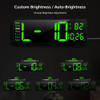 Zgrmbo Reloj De Pared Digital De Gran Tamano Led De 16.2 Pul 3