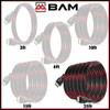 Bam Paquete De 3 Cables Hdmi 4k De Alta Velocidad - 25 Pies 6 Bam Paquete De 3 Cables Hdmi 4k De Alta Velocidad - 25 Pies 6