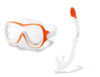 Set De Mascara Para Buceo Y Natación Con  Snorkel Intex Reef 7
