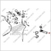 Puño Izquierdo Honda Wave S110 Original A1 2