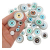 Ojos De Dragon 20mm Gemas De Vidrio Para Artesanias 100u. 2