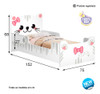 Berço Cama Juvenil Gatinha 150x70 Com Colchão - Entrega Já 5