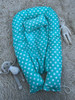 Nidito Contenedor Con Base Y Almohada Bebe 0