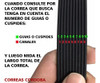 Correa Para Caminador Eliptico J280 (711mm) 6 Guias Gates 1