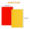 Cartões De Árbitro De Futebol Friencity, Vermelho E Amarelo 1
