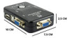 Kit Switch Chaveador Kvm Monitor 2 Portas + 2 Cabos Vga 5m 4