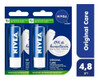 Protector Labial X 2u Nivea Labello Original Care Invisible 0