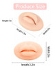 Labio De Silicona Practica De Maquillaje Tatoo Microblanding 3