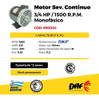 Motor Bomba Monofasico Servicio Continuo 3/4 Hp X 1500 Rpm 3