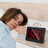Timegyro Reloj De Pared Digital A Pilas Con Pantalla Led, Re 4