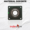 Soporte Cuadrado Con Ruleman Rodamiento Ucf 212  Eje 60 Mm 4
