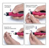 Torno Eléctrico Profesional Manicura Uñas + Kit De Fresas 3