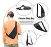 Mochila Senderismo Negra Nylon Impermeable Ligera 1