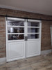 Kit Para Doble Puerta Granero Riel 3 Metros Oferta 4