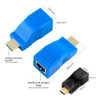 Kit/ 4 Extensor Conversor Hdmi Via 1 Cabo Rede Rj45 4k 30m 1