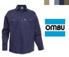 Camisa De Trabajo Ombu Azul Talle 48 Nuevas 0