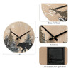 Reloj De Pared Diseño Oso Arboles 30 Cm Silencioso 4