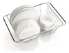 Estante Secado Plato Ajustable Fregadero Acero Inoxidable 2