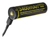 Pila Bateria 18650 3.7v Nitecore Recarga 3400 Mah Puerto Usb 4