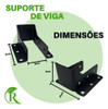 10 Suporte De Viga Parede Madeiramento Pergolado 5 X 10 3 10 Suporte De Viga Parede Madeiramento Pergolado 5 X 10 3