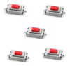 5x Tact Switc Control Remoto Porton Para Aviatel 3x6x2.5 Zuk 0