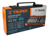 Juego Set Puntas 42 Pza Enc 1/2 Truper +adaptadores +estuche 4