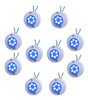 10 Un Luz De Cortesia 6 Led Azul Leds Abs 12v Lancha Barco 0