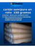 Rollo De Papel Semipuro De 150 Gramos Molderia Textil 2 Rollo De Papel Semipuro De 150 Gramos Molderia Textil 2