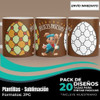 Diseños Plantillas Tazas Pascuas Para Colorear Sublimar M7 1