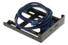 Usb3.0 2ports 3.5  Usb Hub Na Frente, Conector De 20 Para Pc 1