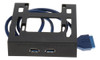 Usb3.0 2ports 3.5  Usb Hub Na Frente, Conector De 20 Para Pc 6