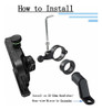 Imestou Soporte De Aluminio Para Telfono De Motocicleta, Sop 4