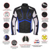 Chaqueta De Moto Para Hombre Ce Blindado, Impermeable, Para 1