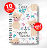 Agenda Docente 2024 Imprimible Pdf Editable Powerpoint #5 . 1