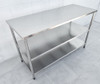 Bancada 80x40 Inox Industrial 2 Prateleiras Restaurante 4