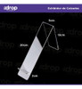 Exhibidor Porta Sandalias Transparente Simil Acrílico X12u 4