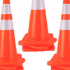 Kit 2 Conos De Señalización Pvc 90cm Reflectivo 3