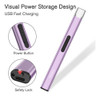 2 Encendedores Electronico Plano Usb Lavanda Small Reidea 2