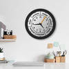 Dayclocks Contemporáneo Negro Reloj De Pared 2