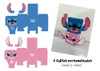 Stich Y Novia Cajitas Imprimibles 1
