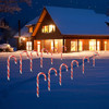 Luces Decorativas Caramelo Navidad 27 Cm Iluminacion Camino 4