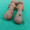2 Antiguos Moldes Para Cabeza De Muñeca En Hierro Macizo 3