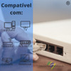 Patch Cord Cat5e Utp Conector Rj45 - 6 Metros Azul Com Capa 4