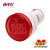 Ojo De Buey Digital Led Voltimetro Rojo Baw Electro Medina 0