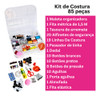 Kit De Costura Com Linha Agulha Dedal Botão Tesoura 85 Peças 4