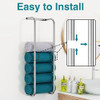 Toallero Para Baño De 2 Barras (plata) 3