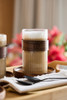Vaso Vidrio Con Grip De Madera 500 Ml 2